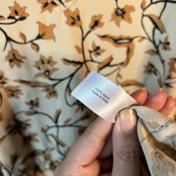 Lane Bryant‎ Floral Print Long Sleeve Blouse Womens Size 20 - Picture 5 of 6